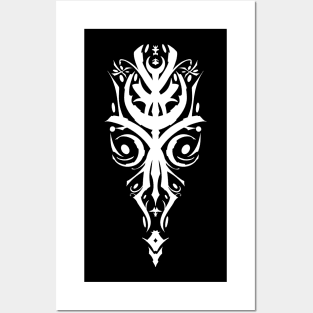 Spirit African mask Posters and Art